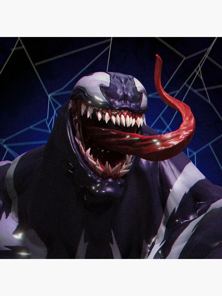 Venom Symbiote | Dark Marvel Anti-Hero Design Pillow