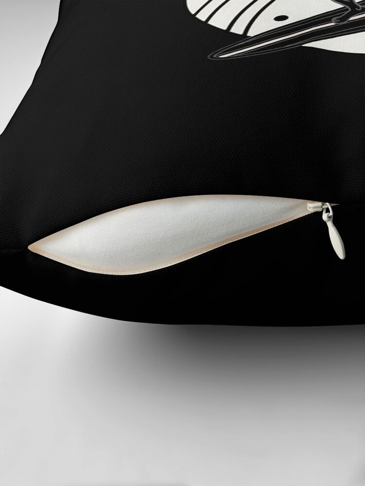 Silver Surfer Minimalist  Pillow