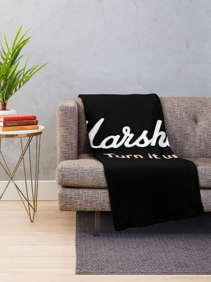 Marshall Turn it up. Throw Blanket