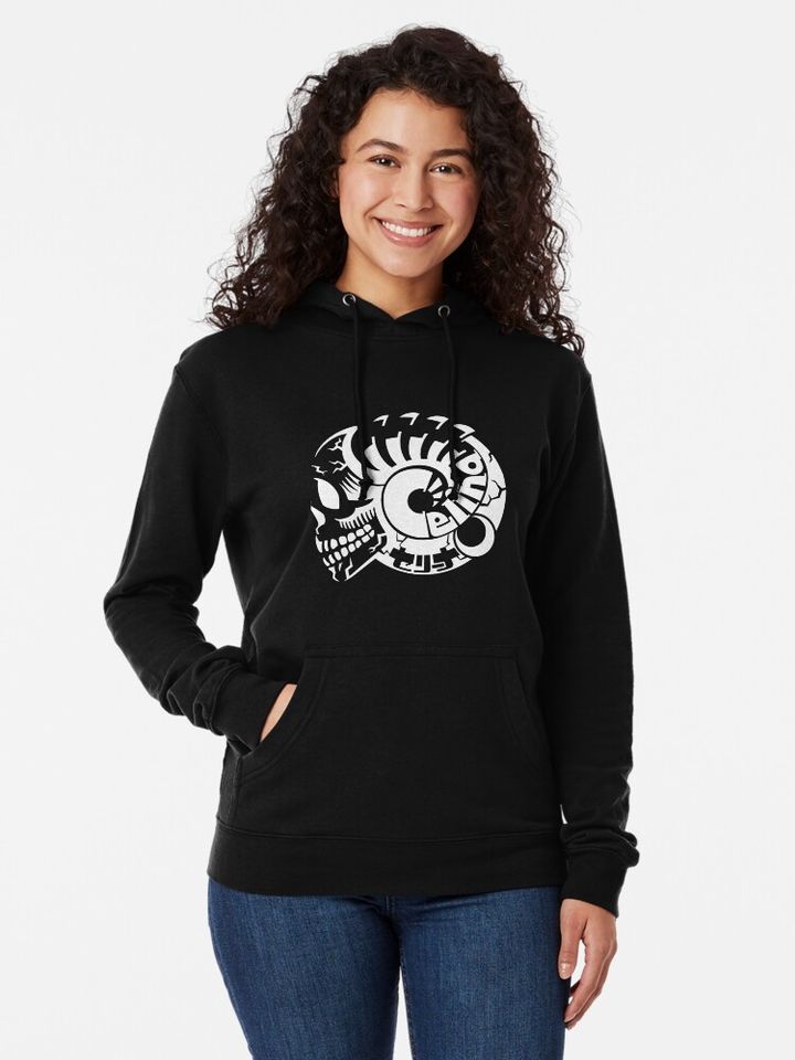 Celina Sheep Skull Logo Lightweight Hoodie