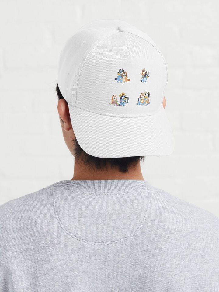 BlueyDad Characters, BlueyDad and Bingo Cap