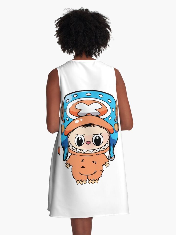Cute labubu A-Line Dress, Gift for Her