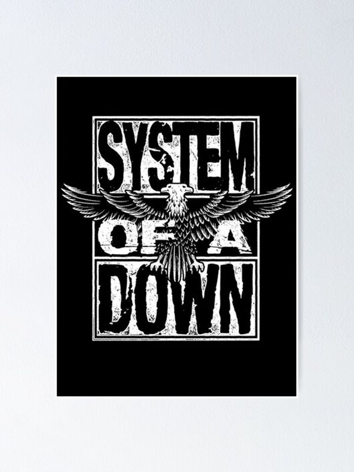 SYSTEM OF DOWN Band Poster – Rock Music Wall Art Print