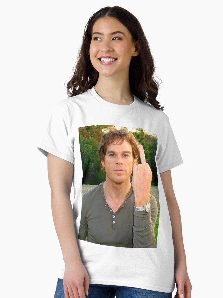 Dexter Morgan flipping off Classic T-Shirt