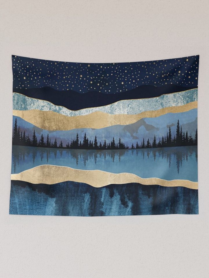 Midnight Lake Tapestry