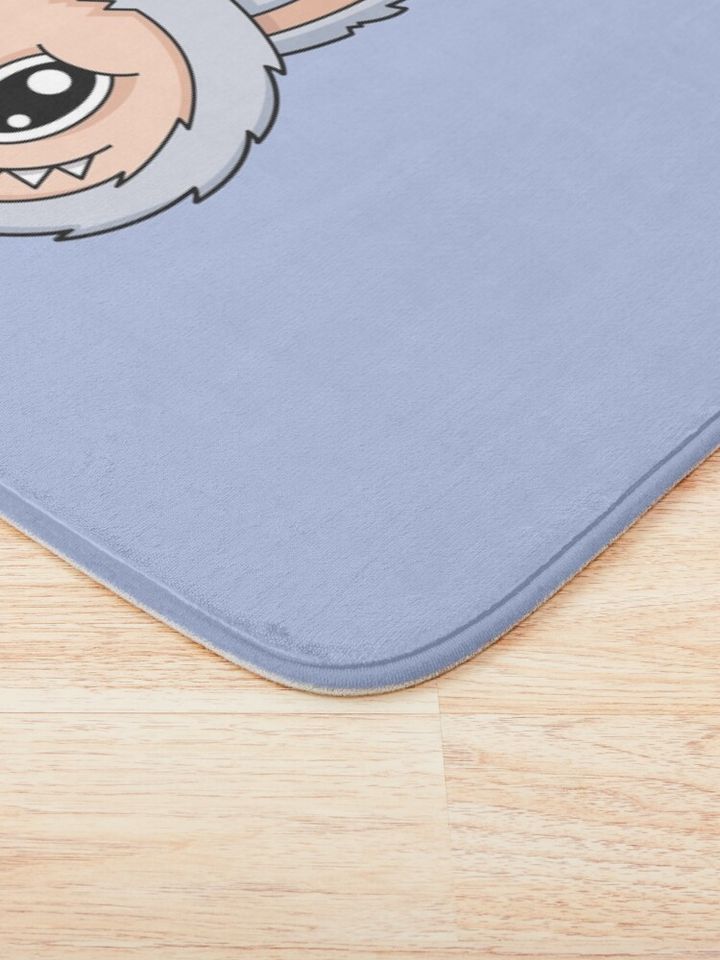 Labubu Seasalt Coconut Cute Character Bath Mat, For Bathroom, For Kitchen