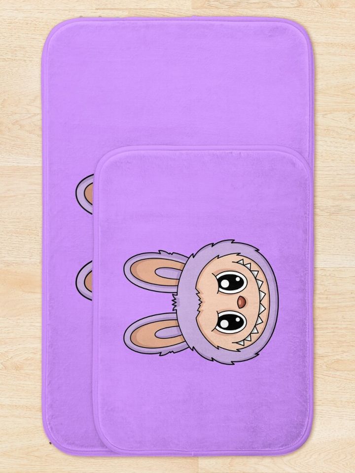 Labubu Zizi Cute Character Bath Mat, For Bathroom, For Kitchen