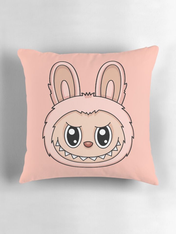Labubu Lychee Berry Cute Character Pillow, Cute Labubu Pillows Gift, Gift for Fan