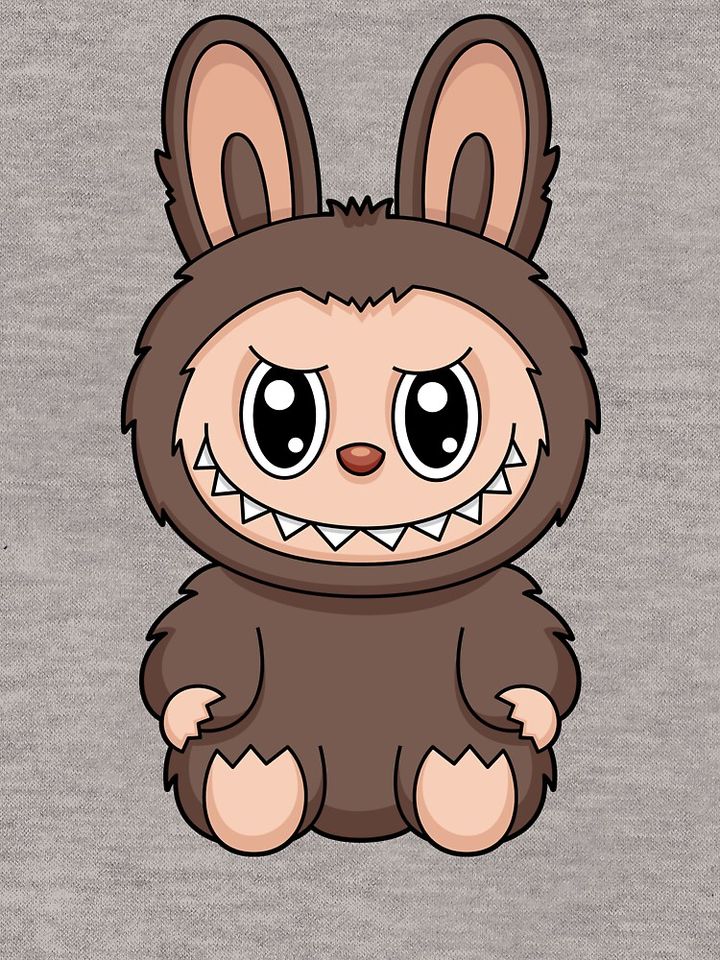 Labubu Chesnut Cocoa Cute Character Lightweight Hoodie