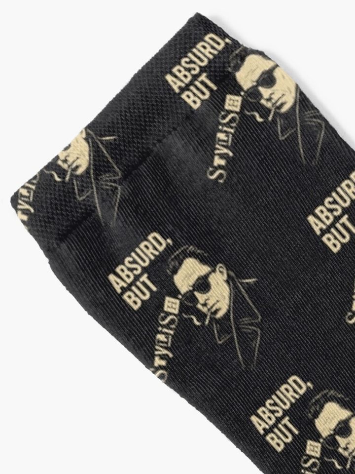 Camus - Absurd But Stylish - Fun Philosophy Meme Gift Socks