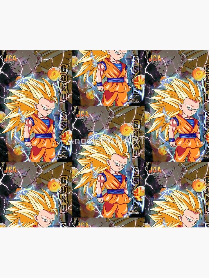 Goku SSJ3 Poster version Throw Blanket, Gift for Fan, for All Age