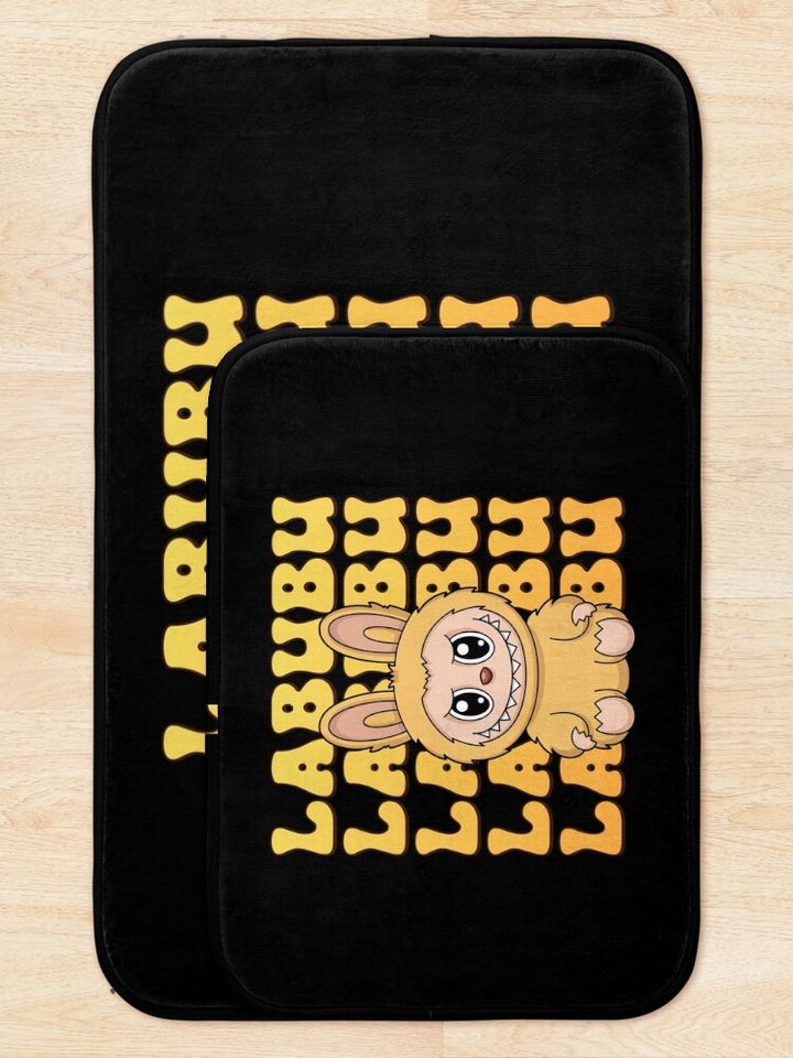 Labubu Baba Bath Mat, For Bathroom, For Kitchen
