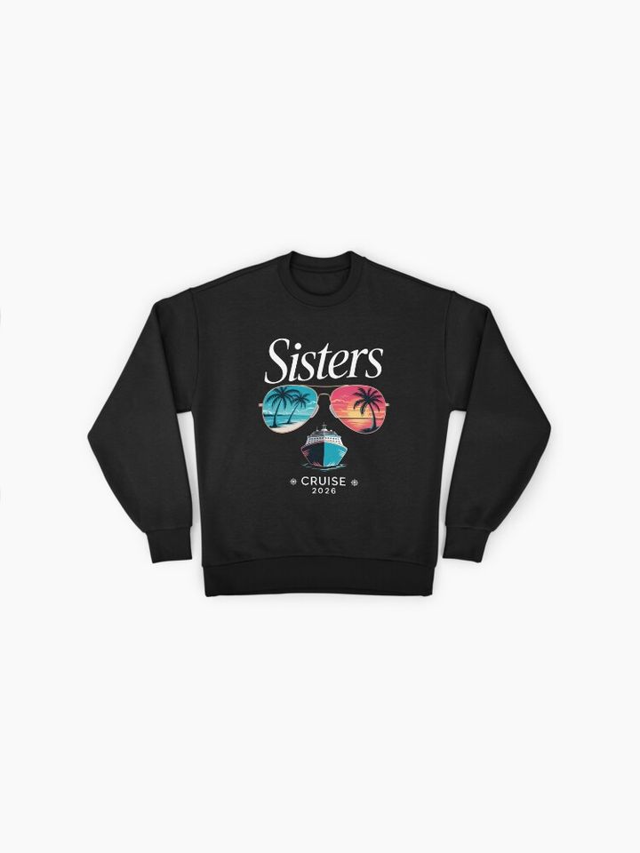 Sisters Cruise 2026 Premium Oversized Sweatshirt