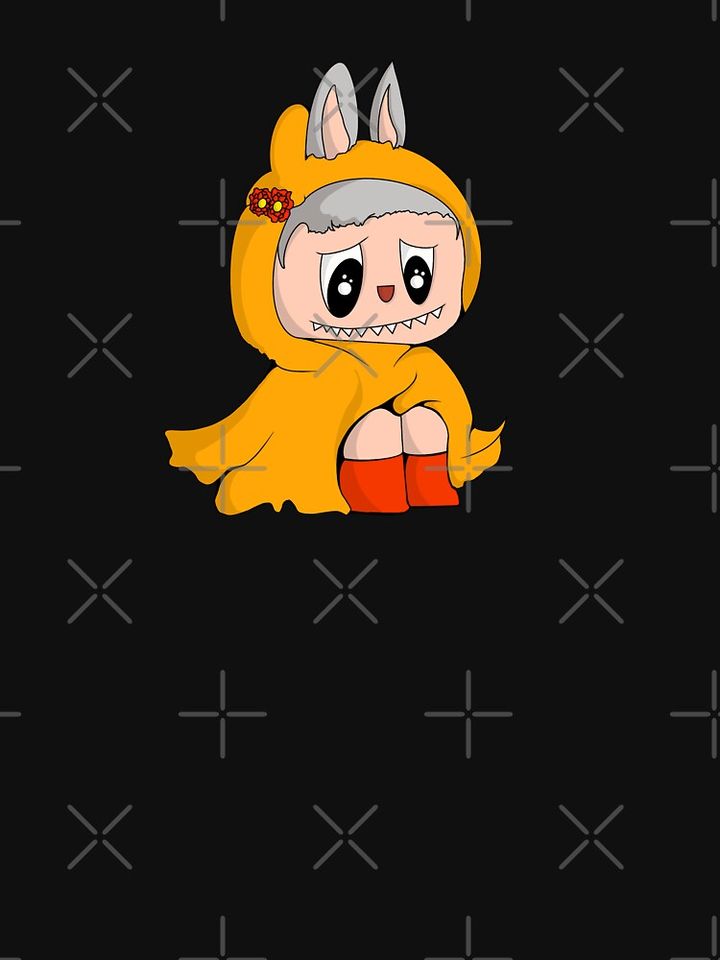 Labubu sad Pullover Hoodie