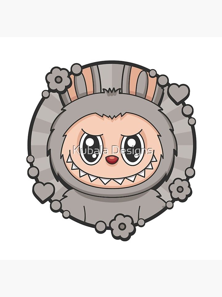 Labubu Sesame Pillow, Cute Labubu Pillows Gift, Gift for Fan