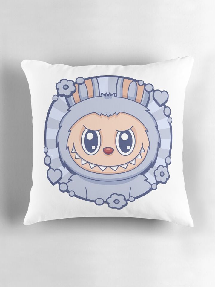 Labubu Seasalt Coconut Pillow, Cute Labubu Pillows Gift, Gift for Fan