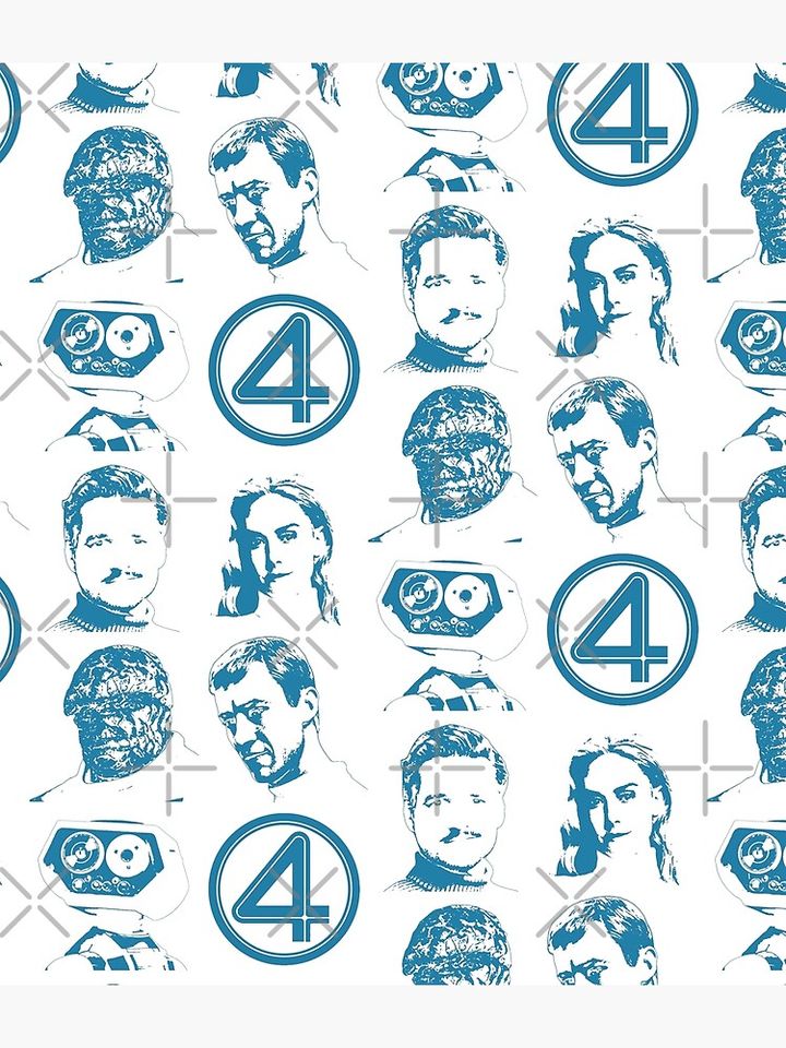 FANTASTIC FOUR ALLA POP ART Blue Backpack