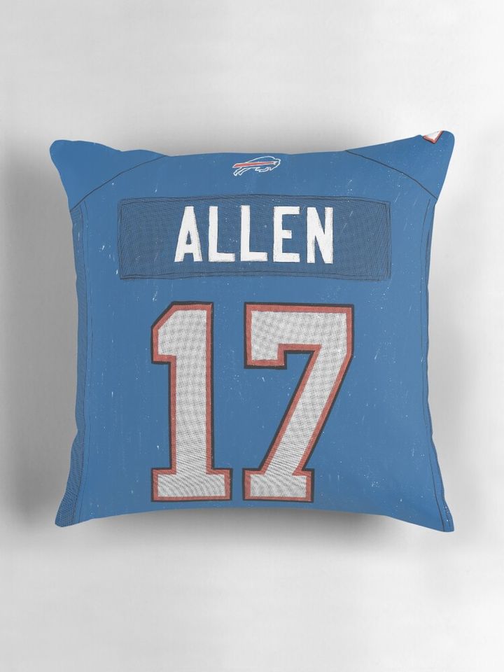 Josh Allen Pillow, Gift for Fan