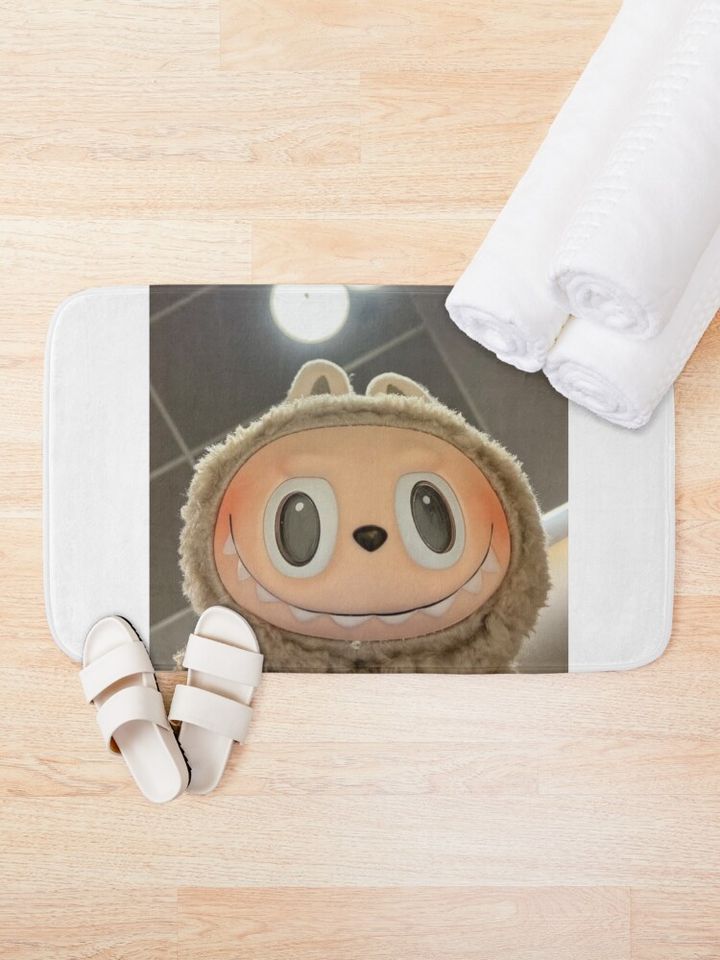 Labubu Bath Mat, For Bathroom, For Kitchen