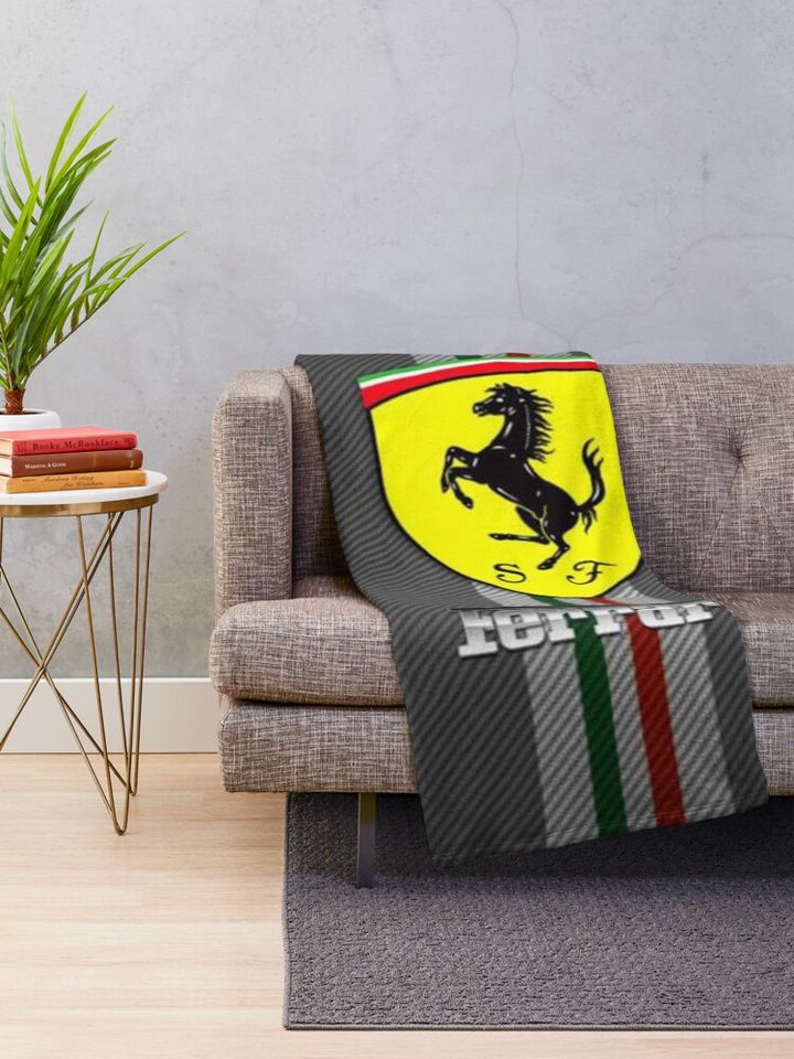 Great Logo of Yellow Throw Blanket