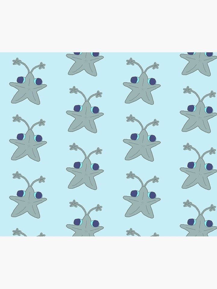 Silly Star Goober Blue Edition Throw Blanket