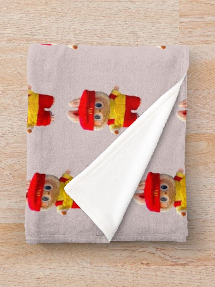 McD Labubu Throw Blanket, Gift for Kids, Cute Gift