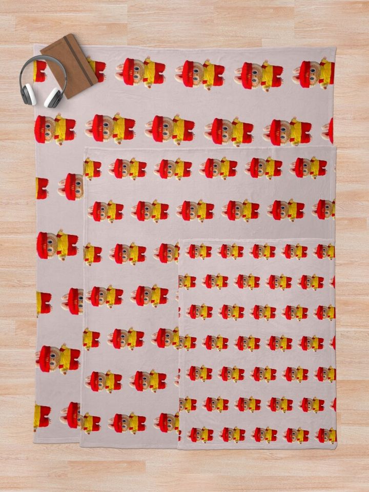 McD Labubu Throw Blanket, Gift for Kids, Cute Gift