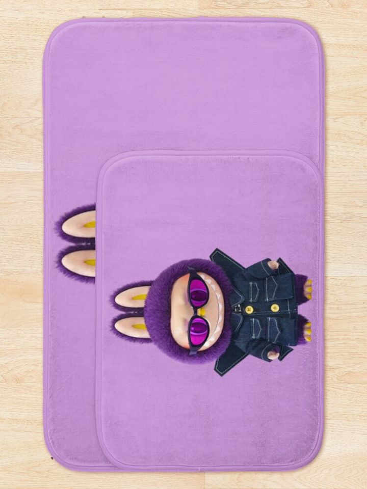 Labubu Doll Bath Mat, For Bathroom, For Kitchen