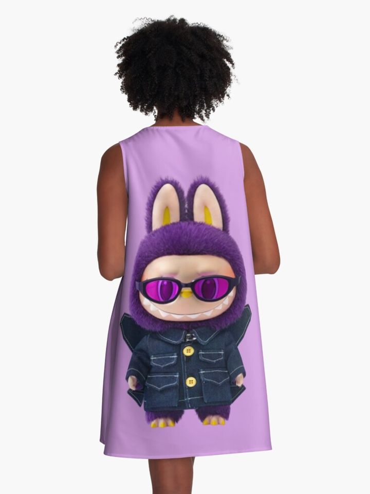 Labubu Doll A-Line Dress, Gift for Her