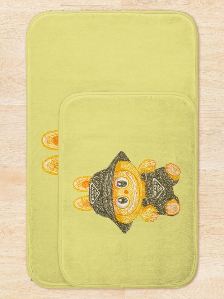 Fashion Labubu Bath Mat, For Bathroom, For Kitchen