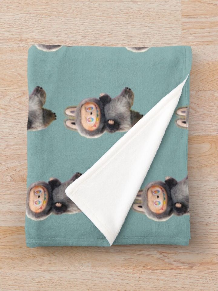 Fluffy Labubu Throw Blanket, Gift for Kids, Cute Gift
