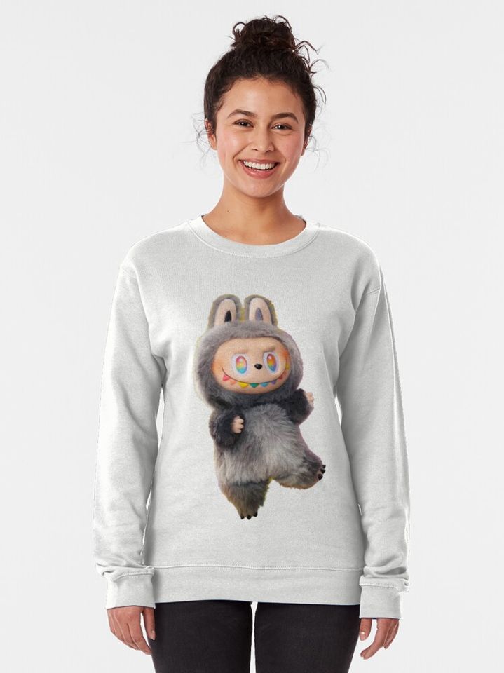 Fluffy Labubu Pullover Sweatshirt