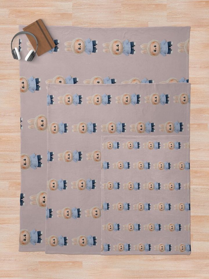 Labubu Throw Blanket, Gift for Kids, Cute Gift