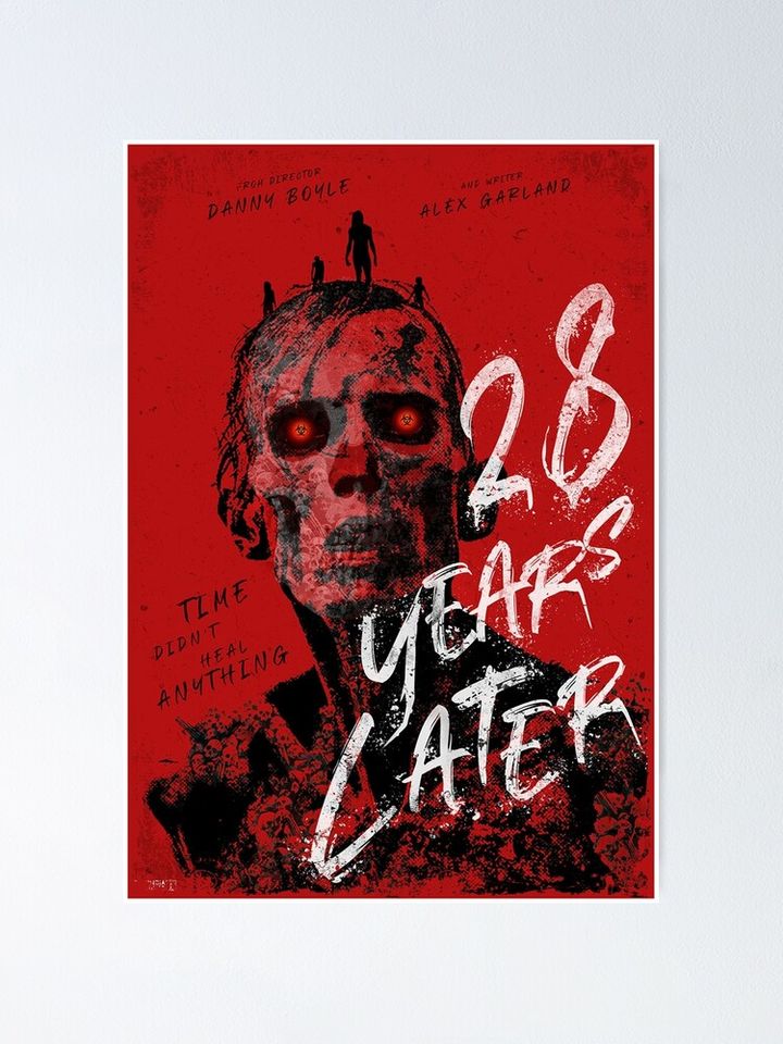 Aesthetic 28 Years Later Horror Movie Poster