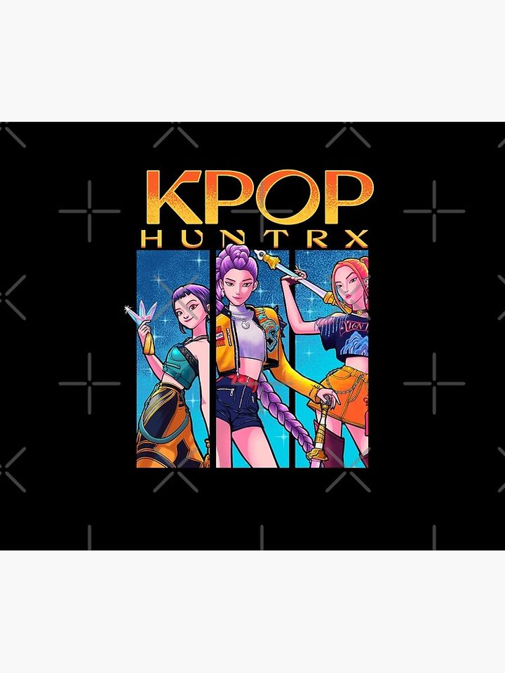 Huntrix Kpop Demon Hunter Fleece Blanket