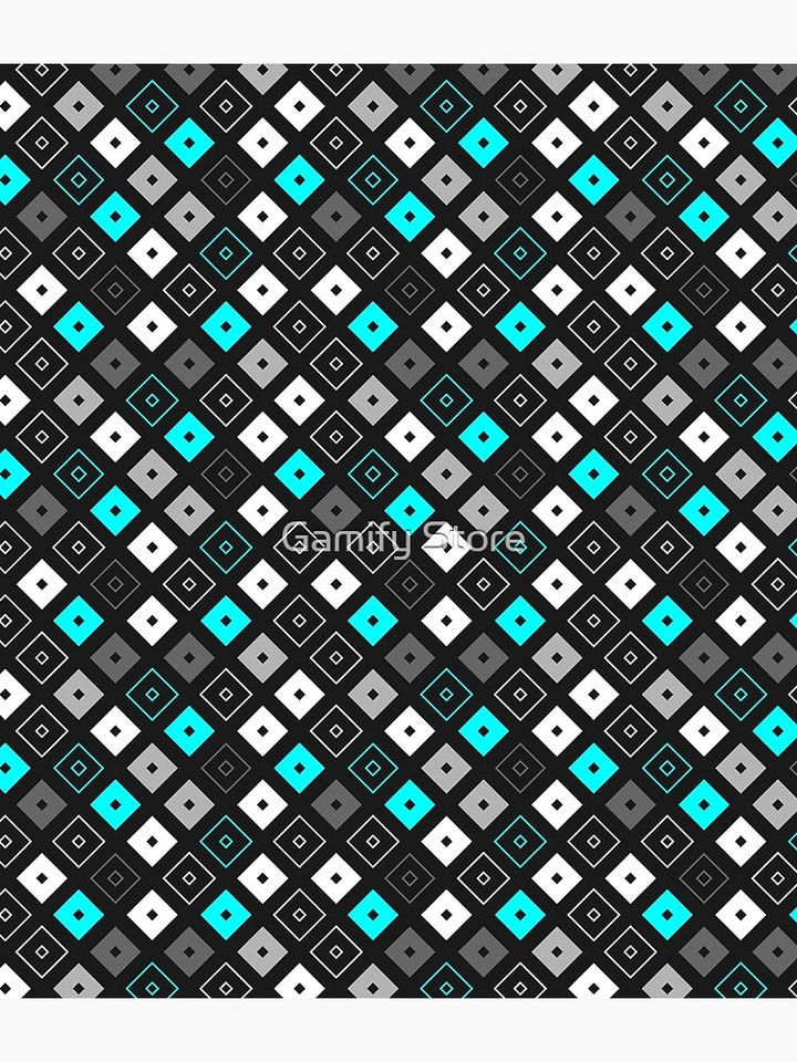 Roblox Gamer Kid Birthday Seamless Pattern Backpack, Back to School Gift for Kids