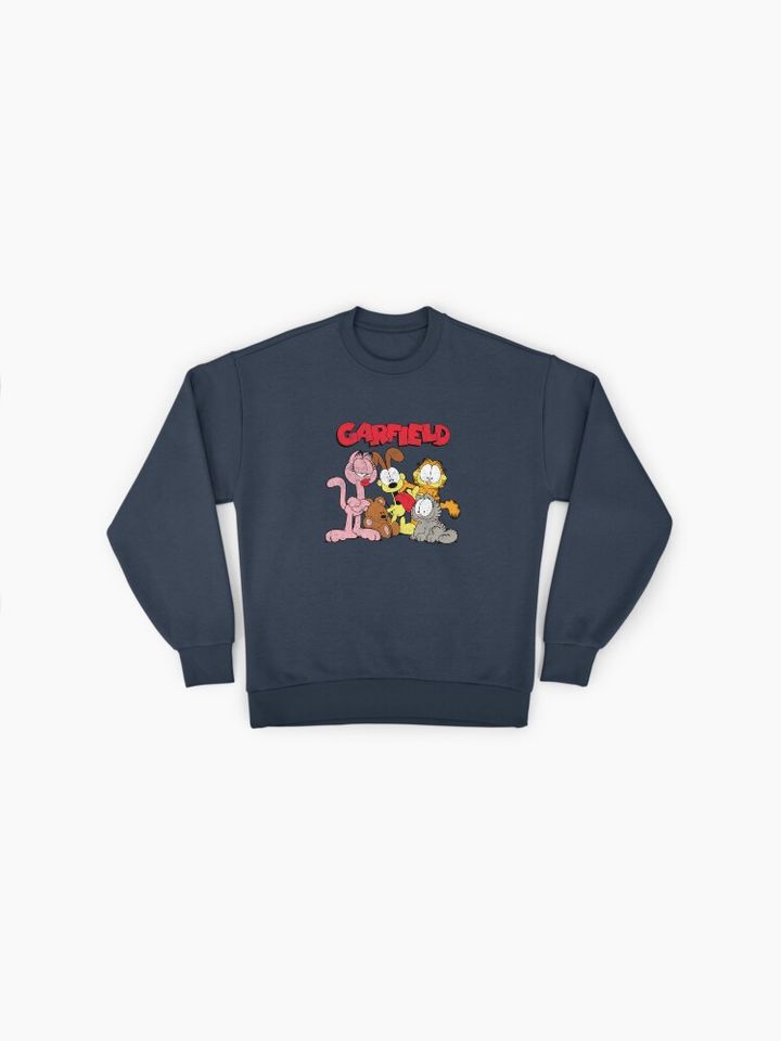 Garfield Group Shot Garfield Crew Premium Sweatshirt