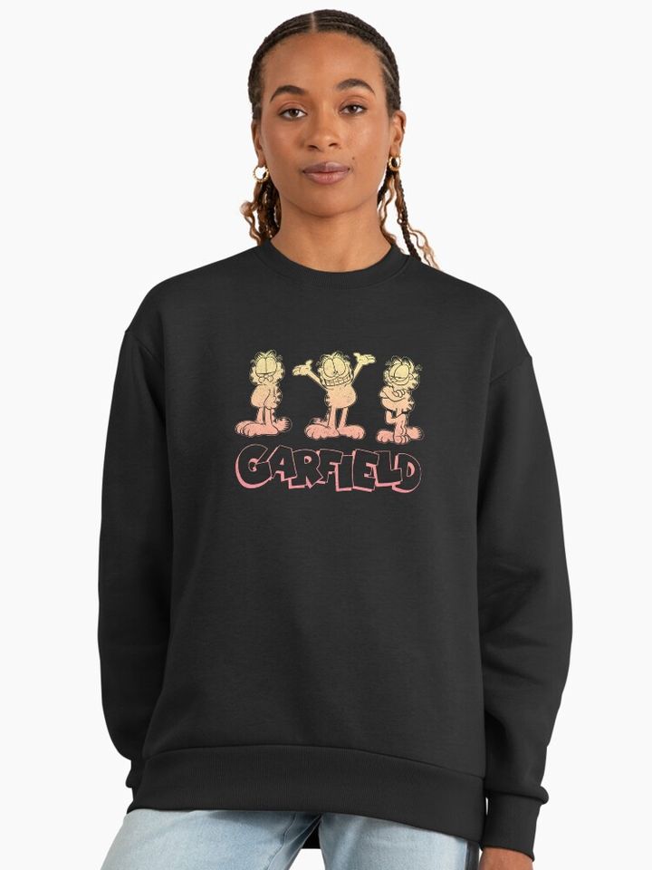 Garfield Triple Garfield Premium Oversized Sweatshirt