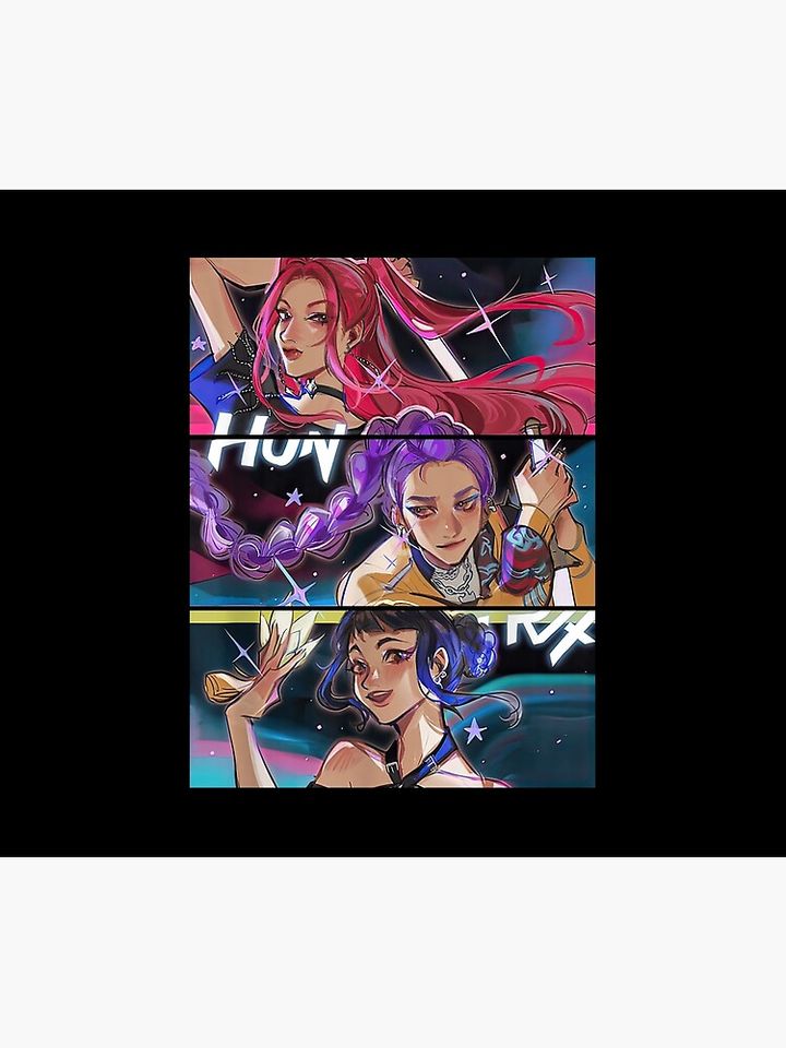 Huntrix Kpop Demon Hunters Fleece Blanket