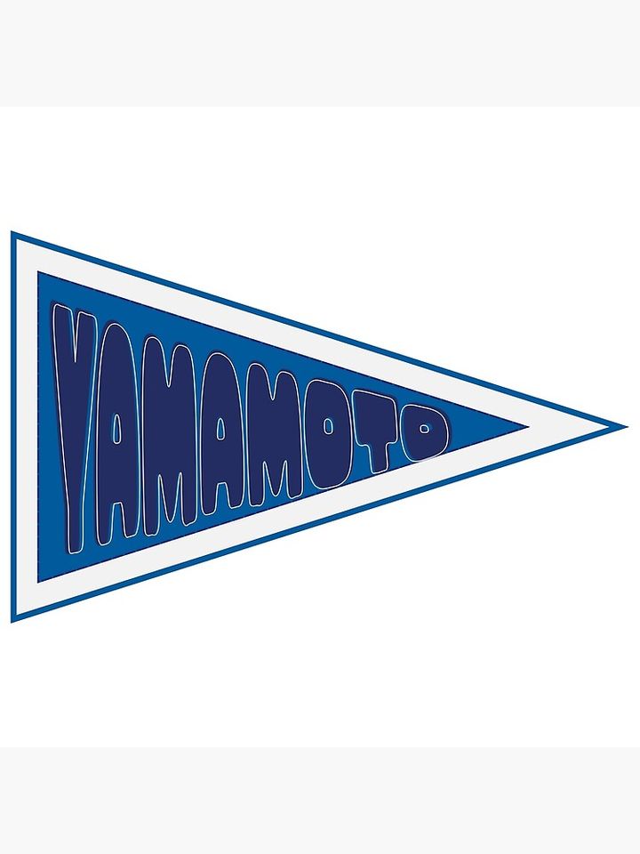 LA Dodgers Yamamoto Pennant Flag Poster