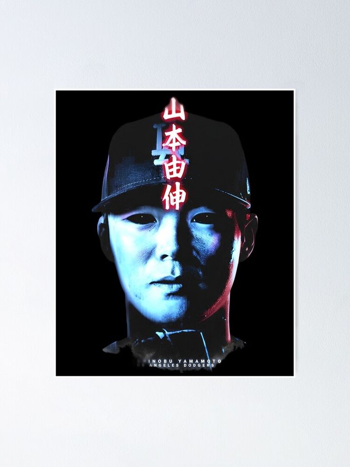 LA Dodgers Yoshinobu Yamamoto Poster