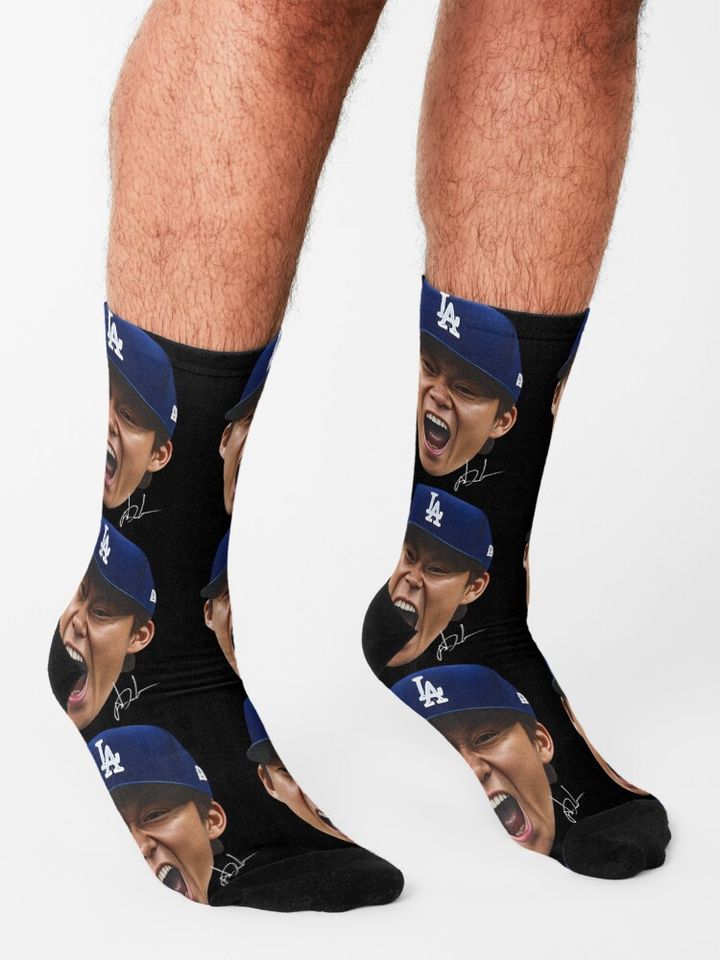 LA Dodgers Yoshinobu Yamamoto Socks