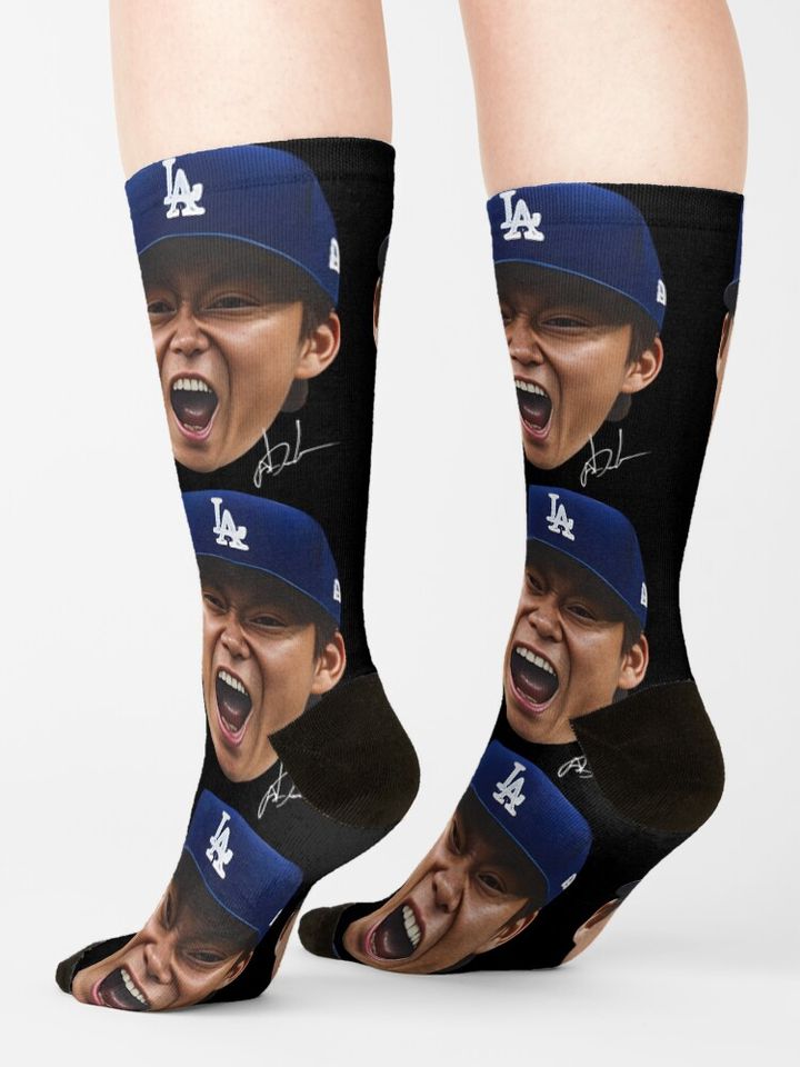 LA Dodgers Yoshinobu Yamamoto Socks