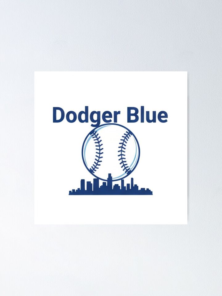 DODGER BLUE — CLASSIC & CLEAN Poster