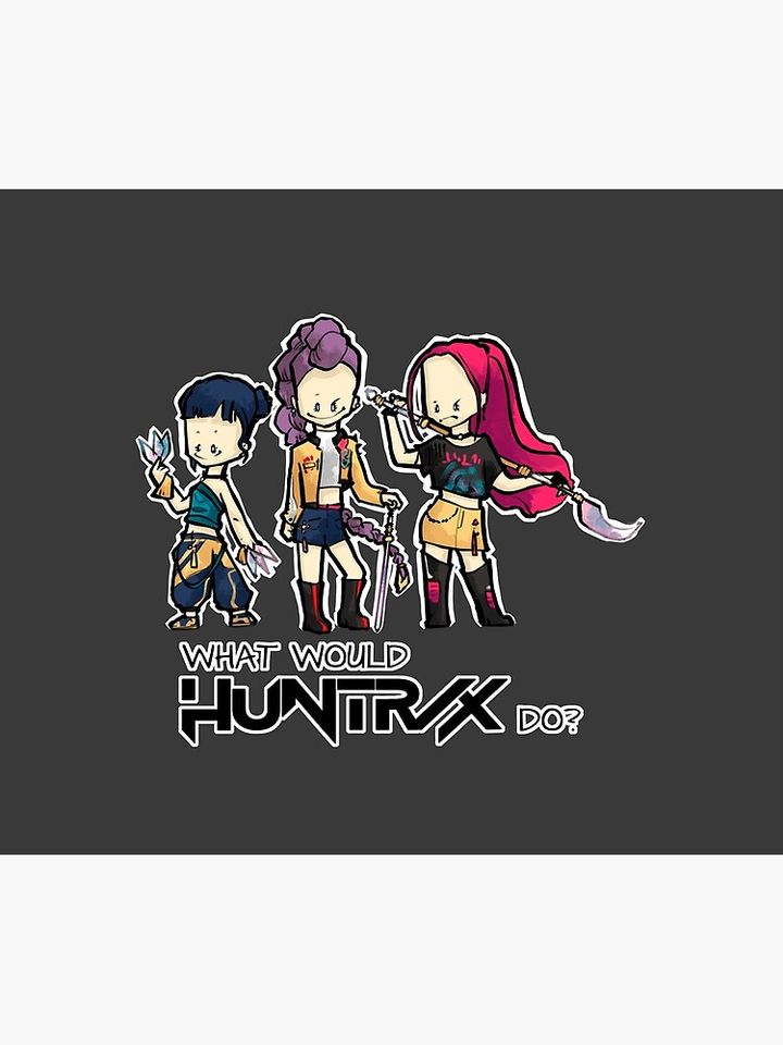 What would huntrix do? Fleece Blanket, Gift For Fan