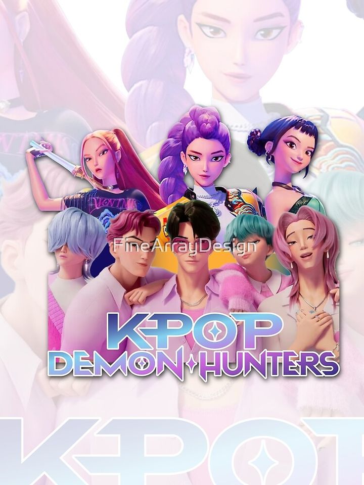 Huntrix Scarf, Kpop Demon Hunter Merch