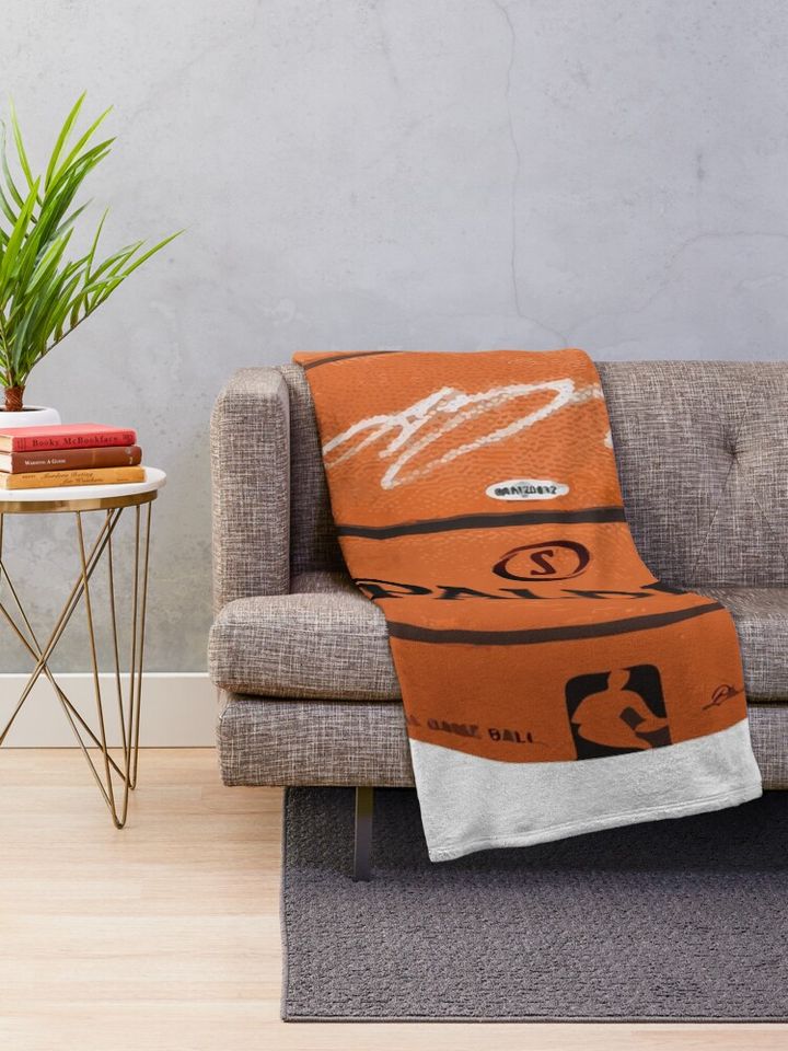 Lebron James Signed Basketball ,Lebron James King Throw Blanket, Gift for Fan