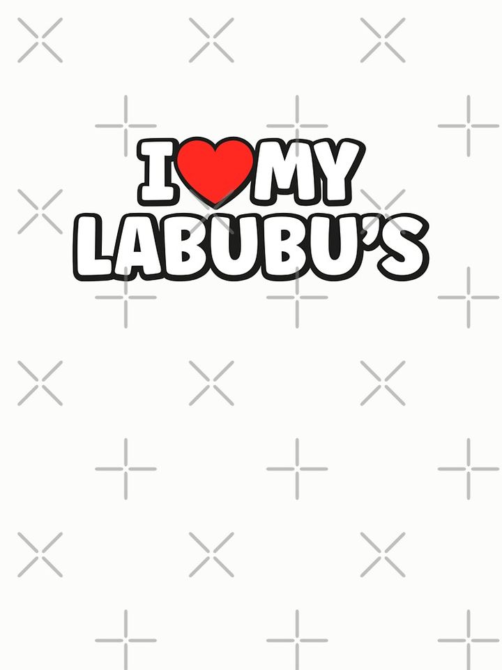 I Love My Labubu – Cute Minimal Labubu Fan Design Pullover Sweatshirt
