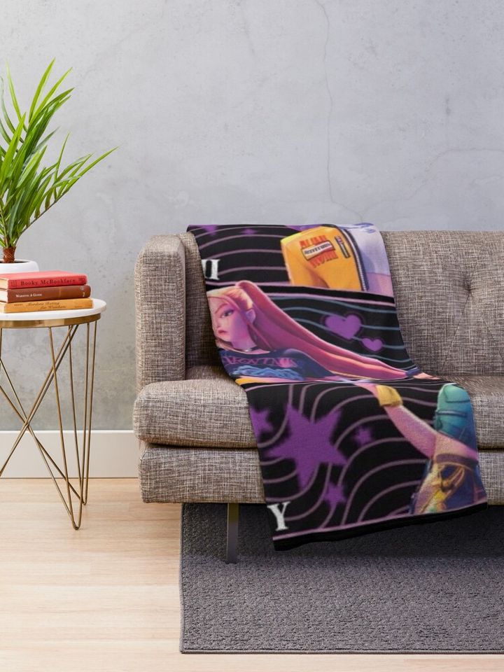 huntrix Fleece Blanket, Gift For Fan