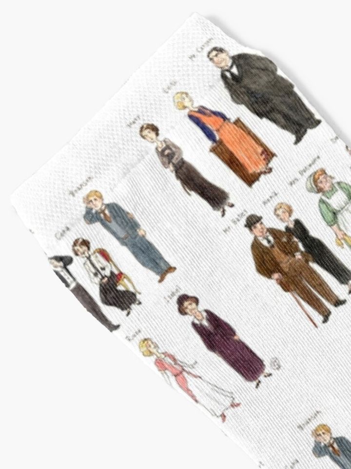 Downton A. Portraits Socks